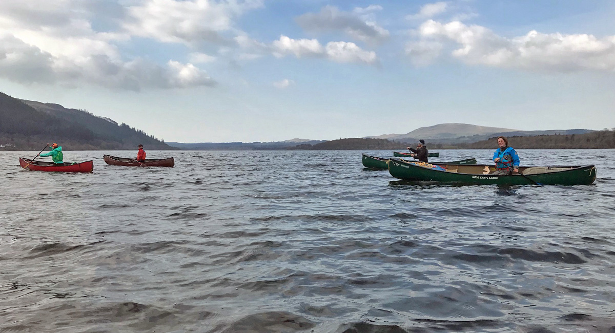 advanced canoe open water Cumbria