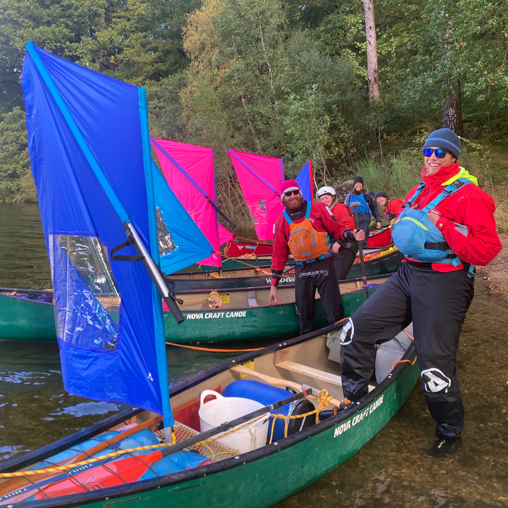 Canoe Open Water Leader Training Ullswater