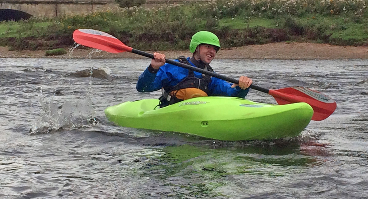kayaking skills Cumbria rivers