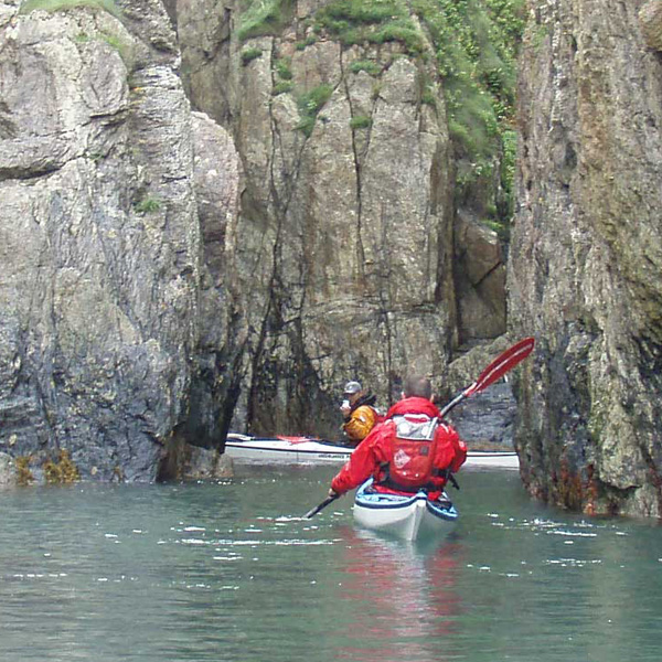 Sea kayaking south Cumbria
