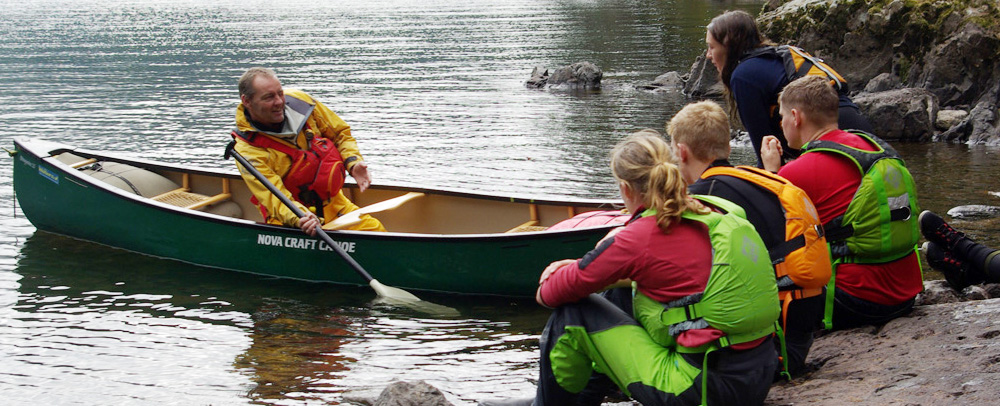 Canoe development skills with Wild River